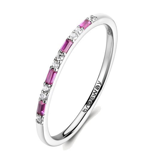 BROSWAY stříbrný prsten Fancy Passion Ruby prsten BWFPR144