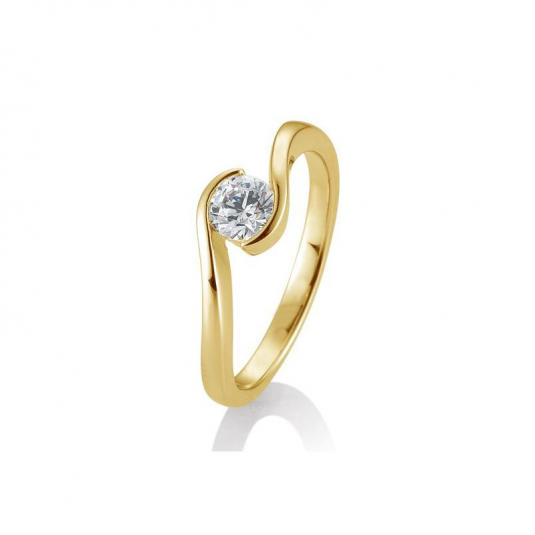 SOFIA DIAMONDS prsten ze žlutého zlata s diamantem 0,50 ct prsten BE41/85946-Y