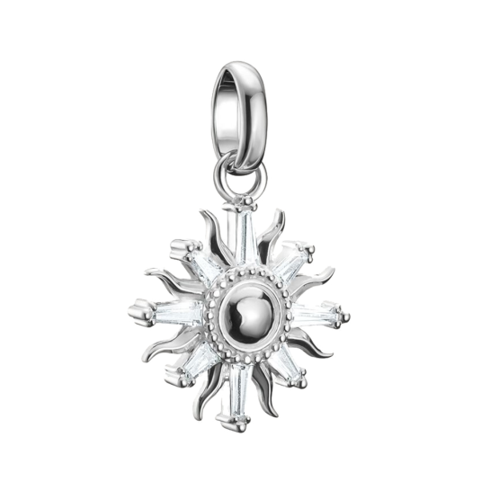 THOMAS SABO CONNECT přívěsek charm Sun with stones silver přívěšek CC1246-051-14
