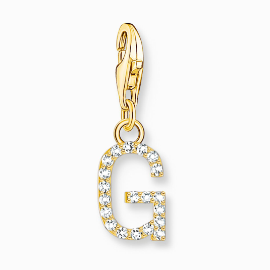 THOMAS SABO přívěsek charm letter G gold přívěšek 1970-414-14