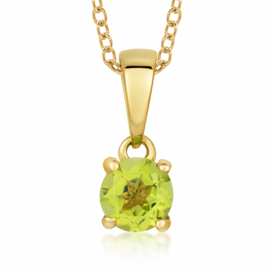 SOFIA zlatý přívěsek s peridotem přívěšek CK40001909850