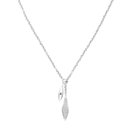 ROSEFIELD ocelový náhrdelník Pave Lariat náhrdelník JNPLS-J1234
