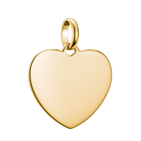 THOMAS SABO CONNECT přívěsek charm Large heart gold-plated přívěšek CC1274-413-39