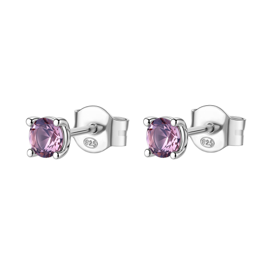 BROSWAY stříbrné náušnice Fancy Tender Pink náušnice BWFTP13