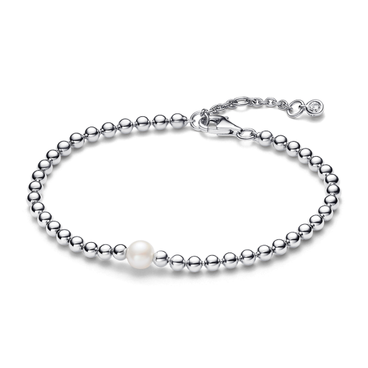 PANDORA náramek Perla a korálky náramek 593173C01