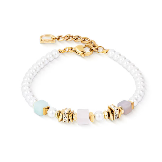 COEUR DE LION náramek GeoCUBE Beads & Pearls Spike Pastel náramek 2106-30-1522
