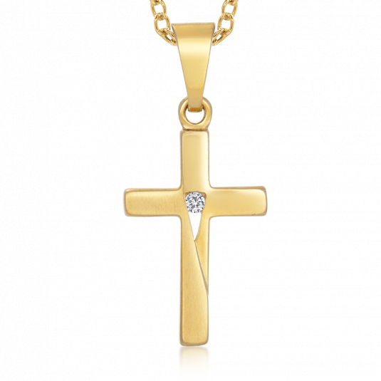 SOFIA zlatý přívěsek křížek přívěšek SJ209259.400
