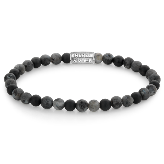 REBEL & ROSE náramek Grey Rocks náramek RR-60084-S