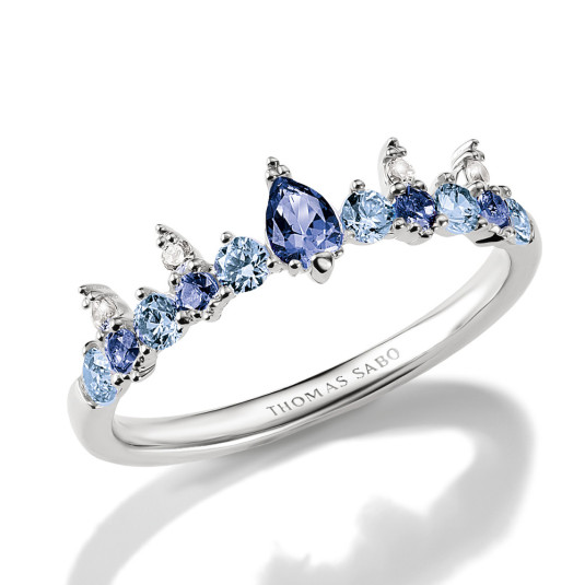 THOMAS SABO prsten Blue stones prsten TR2552-166-1