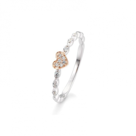 SOFIA DIAMONDS zlatý prsten s diamanty prsten BE41/05710-Y+R