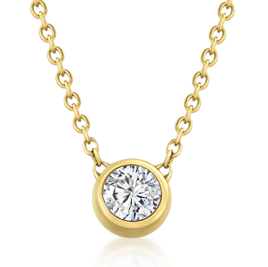 SOFIA DIAMONDS náhrdelník s diamantem 0,08 ct náhrdelník UDPD29632Y-H-I1