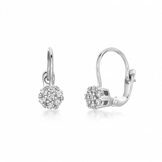 SOFIA DIAMONDS zlaté náušnice s diamanty 0,21 ct náušnice GEMBO23677-10