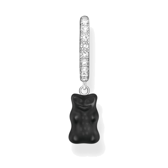 THOMAS SABO x HARIBO kusová náušnice Black goldbear náušnice CR726-052-11