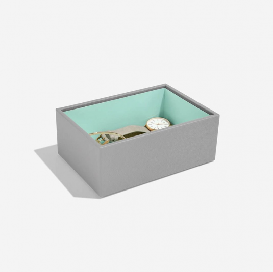 STACKERS Grey & Mint hluboká zásuvka šperkovnice 73535