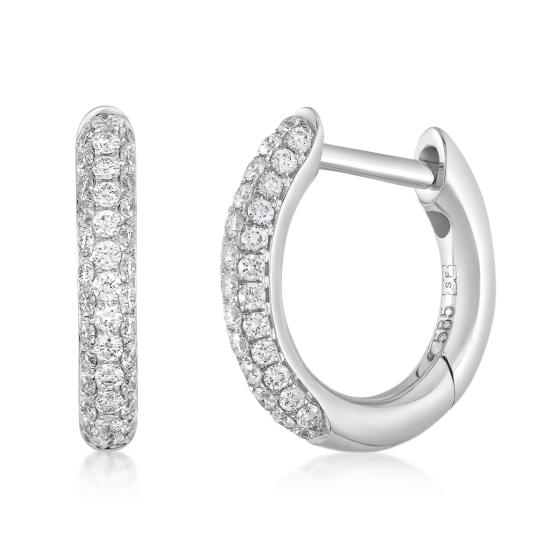 SOFIA DIAMONDS zlaté náušnice kruhy s diamanty náušnice CK37005181855