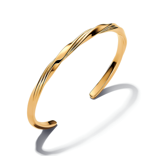 PANDORA ESSENCE pozlacený pevný náramek náramek 563869C00