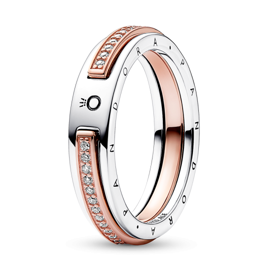 PANDORA pozlacený prsten Signature prsten 182773C01
