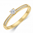 sofia diamonds prsteň zlato diamant BDRB00214YG_2