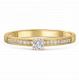 sofia diamonds prsteň zlato diamant BDRB00213YG_3