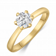 sofia diamonds prsteň zlato diamant BDRB00151YG_2