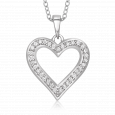sofia zlatý prívesok srdce diamant CK45000151855