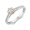 sofia diamonds prsteň zlato diamant AUBENK04X0P H I1