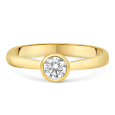 sofia diamonds zlatý zásnubný prsteň LABGRG110675YG H I1_3