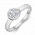 sofia diamonds prsteň zlato diamant BDRB00160WG_4
