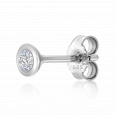 sofia zlatá kusová náušnica diamant CK30004581855