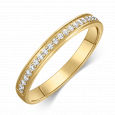 sofia diamonds prsteň zlato diamant BDRB00124YG