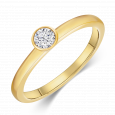sofia diamonds prsteň zlato diamant BDRB00077YG_2