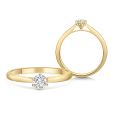 sofia diamonds zlatý zásnubný prsteň LABGRG66618YG