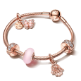 pandora vyskladaný náramok  580728+2x781817CZ+789144C00+789421C00+782555C01 17
