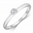 sofia diamonds prsteň zlato diamant BDRB00075WG_2