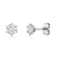 sofia diamonds zlaté náušnice LABGER37573WG