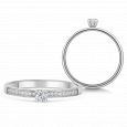 sofia diamonds prsteň zlato diamant BDRB00214WG