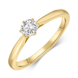 sofia diamonds zlatý zásnubný prsteň LABGRG66618YG_2