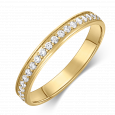 sofia diamonds prsteň zlato diamant BDRB00125YG