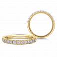 sofia diamonds prsteň zlato diamant BDRB00120YG_2