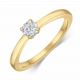 sofia diamonds prsteň zlato diamant BDRB00066YG_2