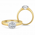 sofia diamonds prsteň zlato diamant BDRB00160YG