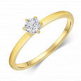 sofia diamonds prsteň zlato diamant BDRB00083YG_4