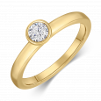 sofia diamonds prsteň zlato diamant BDRB00078YG_2