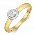 sofia diamonds prsteň zlato diamant BDRB00158YG_4