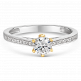 sofia diamonds prsteň zlato diamant AUBENK04X0P H I1_3