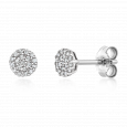 sofia diamonds náušnice zlato diamant UDER23017W H I1