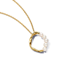 pandora pozlátený náhrdelník 363254C01 60
