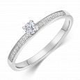 sofia diamonds prsteň zlato diamant BDRB00214WG_4