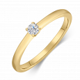 sofia diamonds prsteň zlato diamant BDRB00062YG_2