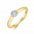 sofia diamonds prsteň zlato diamant UDRG46330Y H I1_2